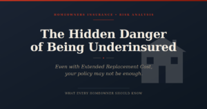 The Hidden Danger of Being Underinsured — Even With Extended Replacement Cost